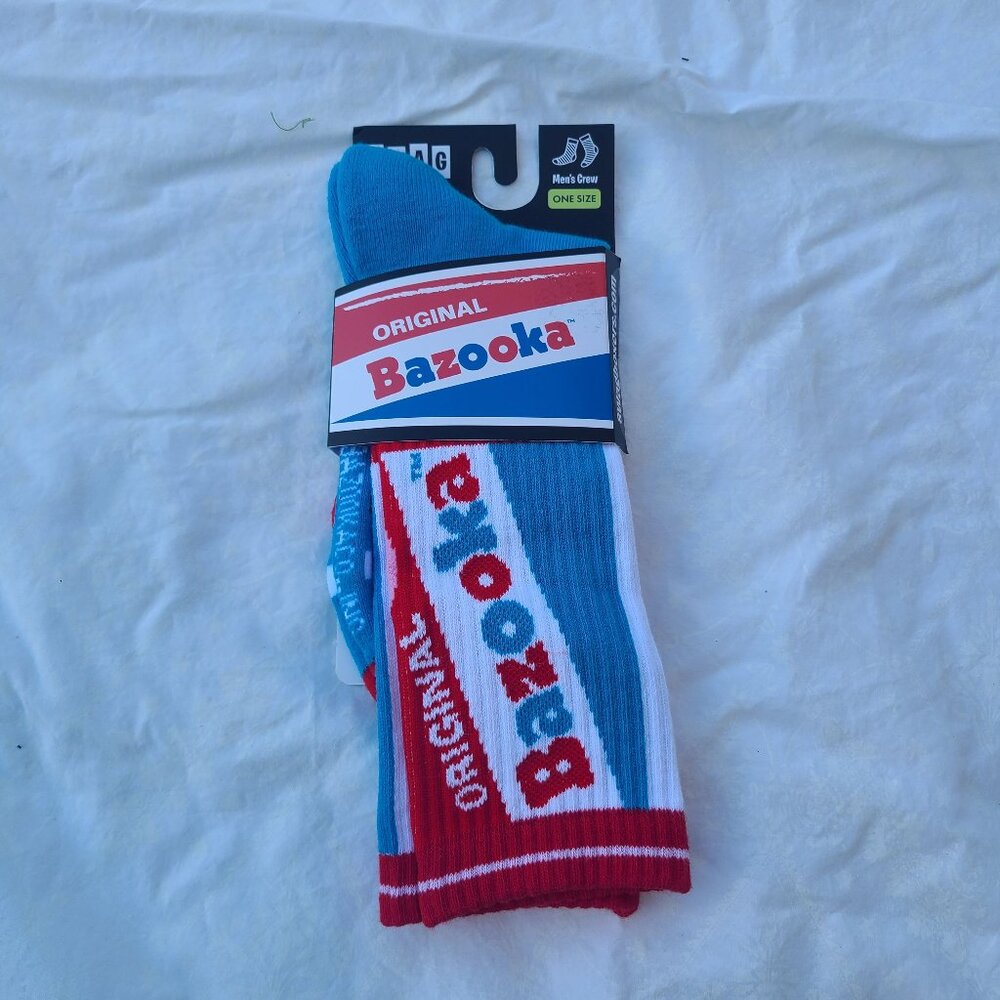 Swag Performance Crew Sock -Original Bazooka Bubblegum - One Size